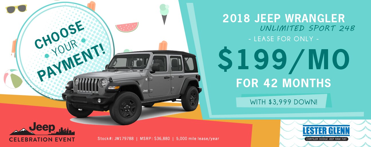 2018 Jeep Wrangler Unlimited Sport Special
