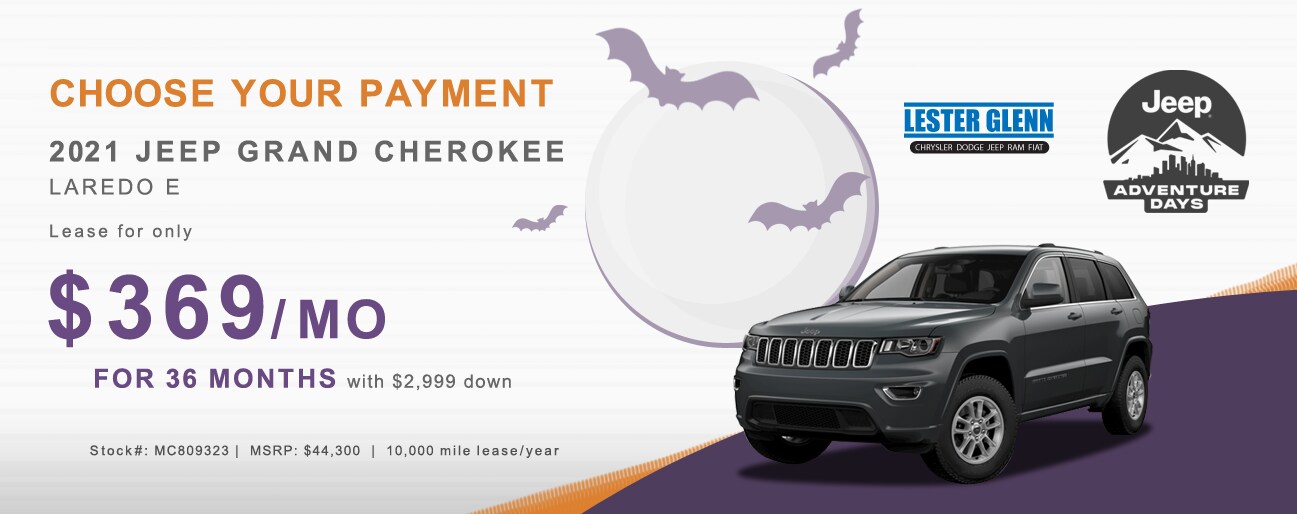 2021 Jeep Grand Cherokee Monthly Special