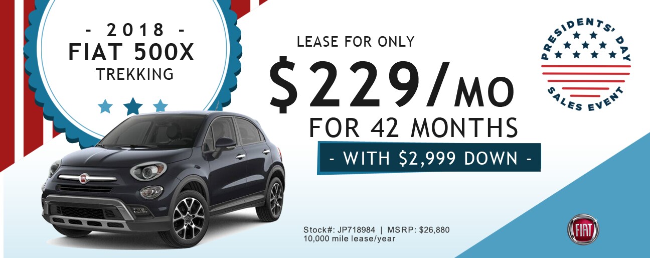 Lester Glenn 2018 FIAT 500X Trekking Special