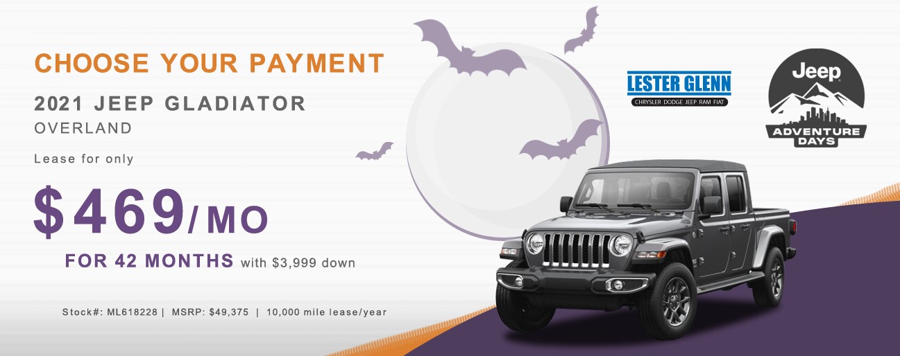 2021 Jeep Gladiator Monthly Special