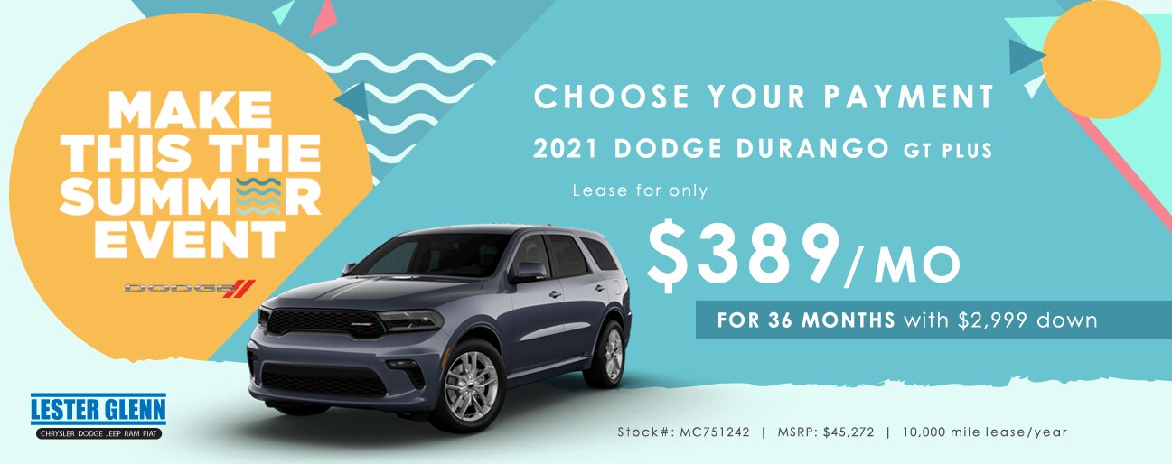 2021 Dodge Durango GT Monthly Special