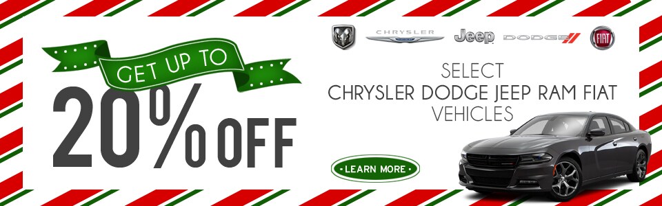 20% OFF Select Vehicles