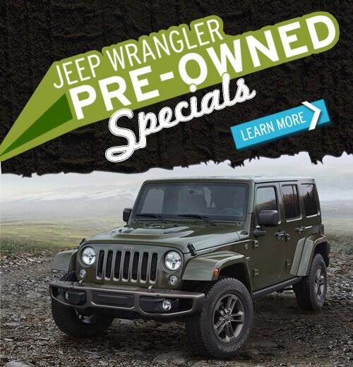Jeep Pre-owned Wrangler Specials