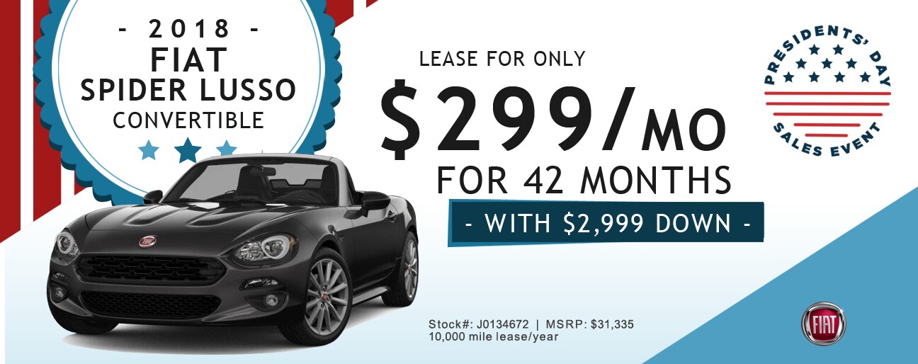 2018 FIAT Spider 124 Lusso Special