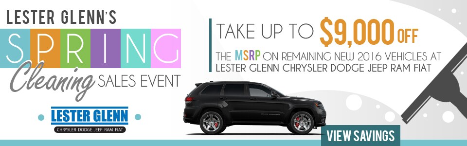 Lester Glenn Spring Cleaning Sales Event