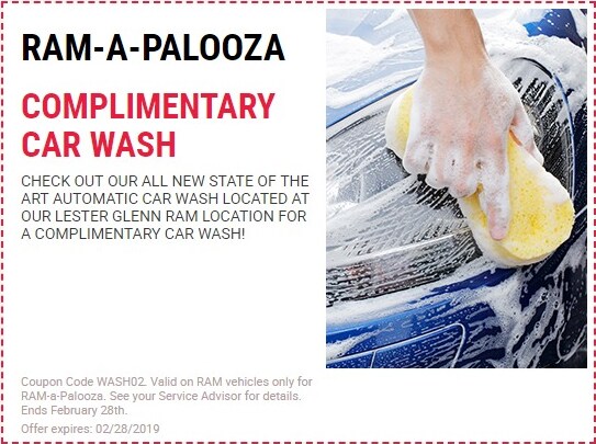 RAM A Palooza Service Coupon