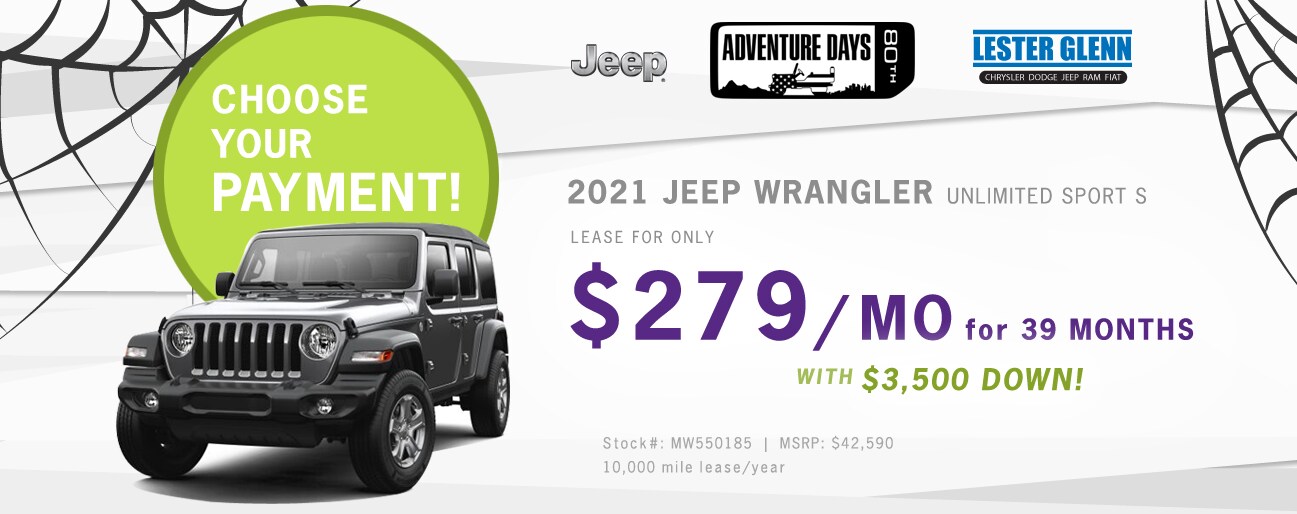 2021 Jeep Wrangler Monthly Special
