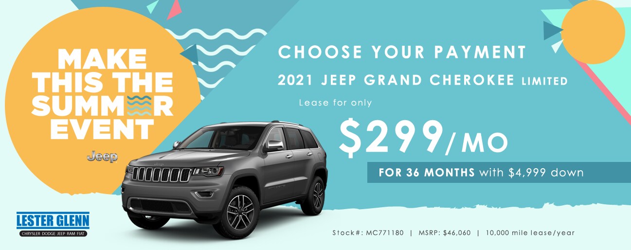 2021 Jeep Grand Cherokee Limited Lease Special