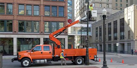 Ford F-650 F750 Upfit - Bucket Lift