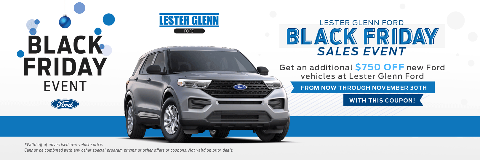 Lester Glenn Ford Black Friday Savings Coupon