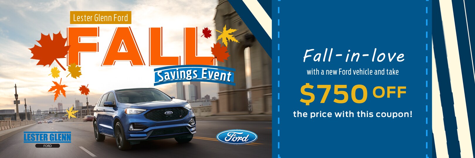 Lester Glenn Ford Fall Savings Coupon