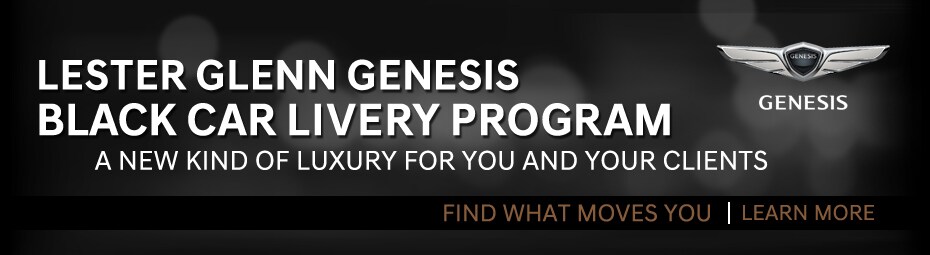 Lester Glenn Genesis Black Car Livery Program