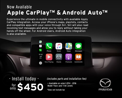 Apple CarPlayTM & Android AutoTM