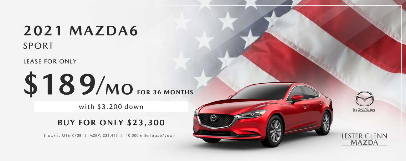 2021 Mazda6 Lease Special