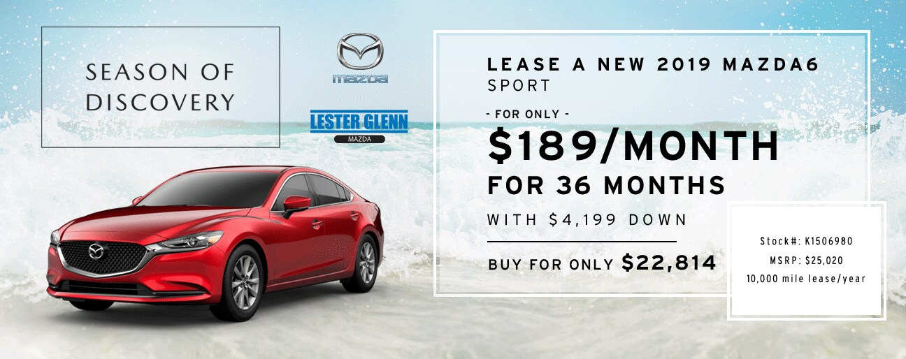 2019 Mazda6 Lease Special
