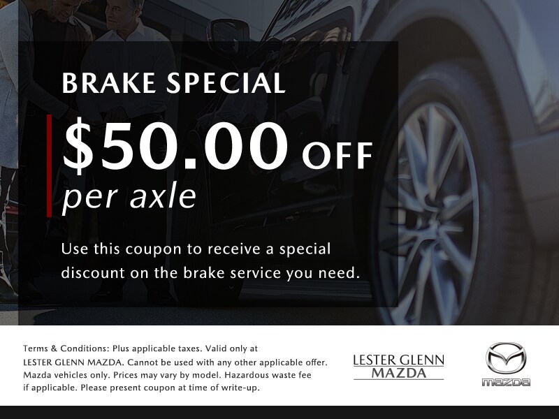 Lester Glenn Mazda Brake Special