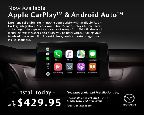 Apple CarPlayTM & Android Auto