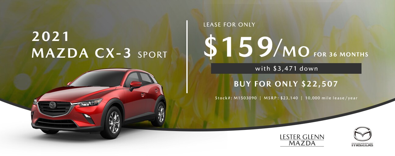 2021 Mazda CX-3 Sport Lease Special