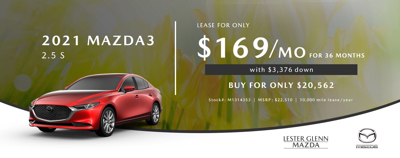 2021 Mazda3 2.5 S Lease Special