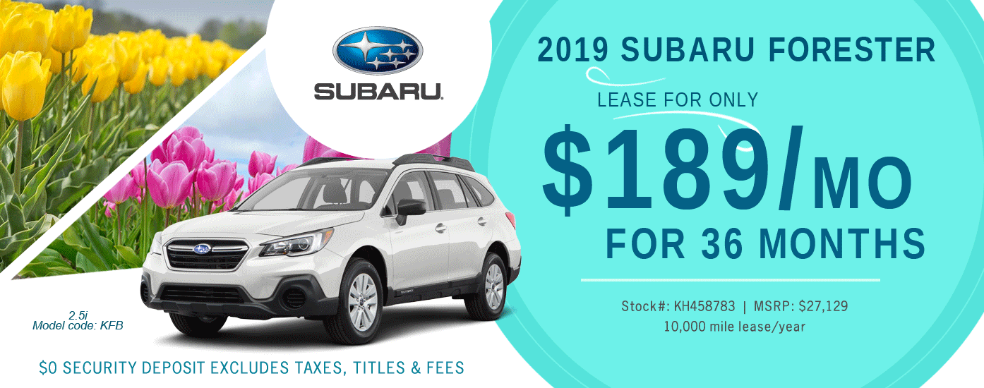 2019 Subaru Forester Special