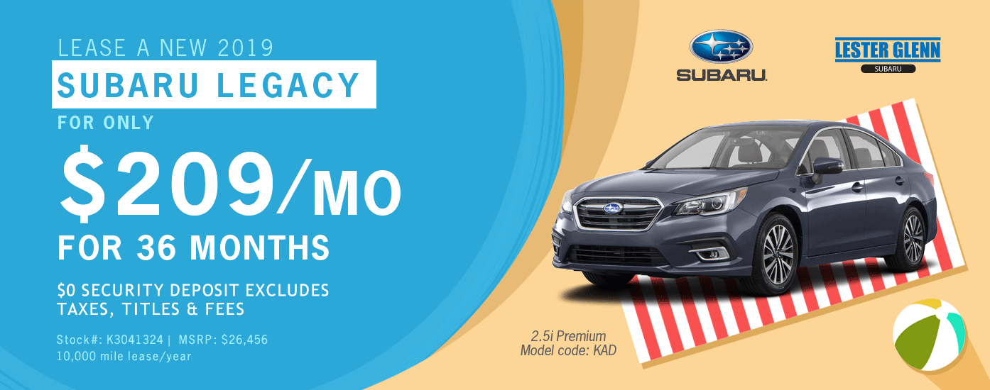2019 Subaru Legacy Special