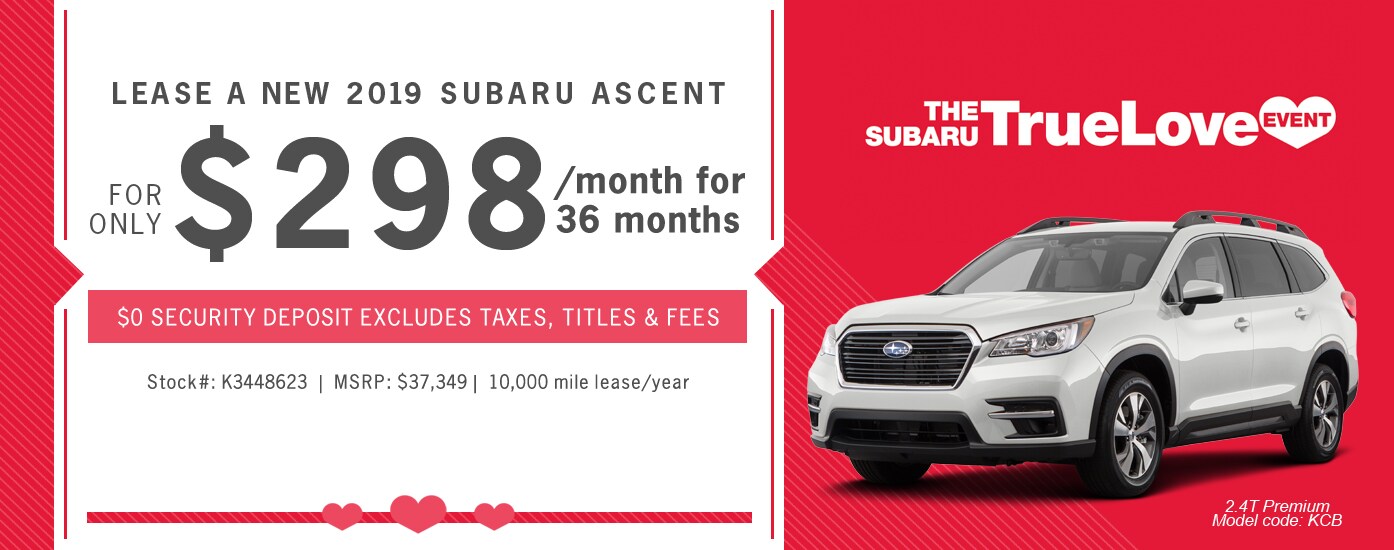 2019 Subaru Ascent Special