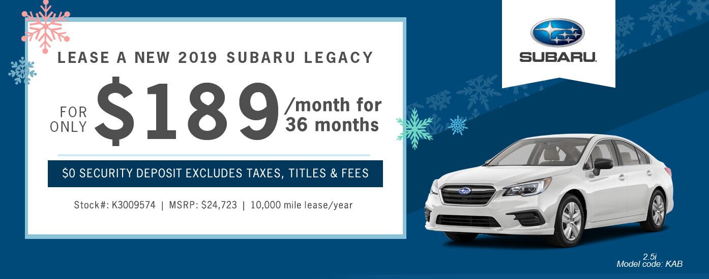 2019 Subaru Legacy