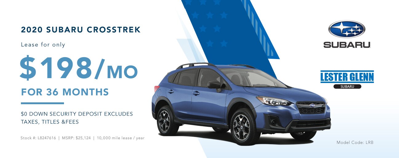 2020 Subaru Crosstrek May Lease Special