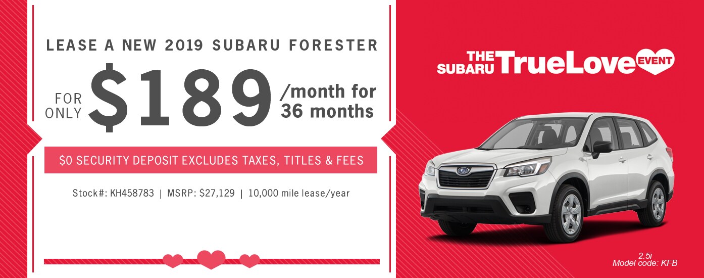 2019 Subaru Forester Special