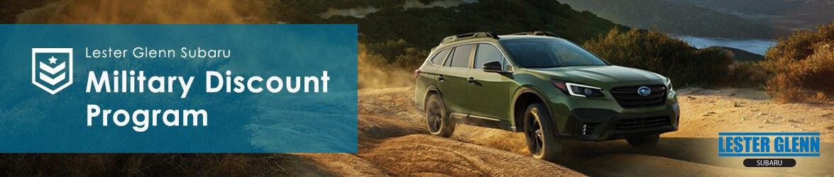 Lester Glenn Subaru Military Discount Program
