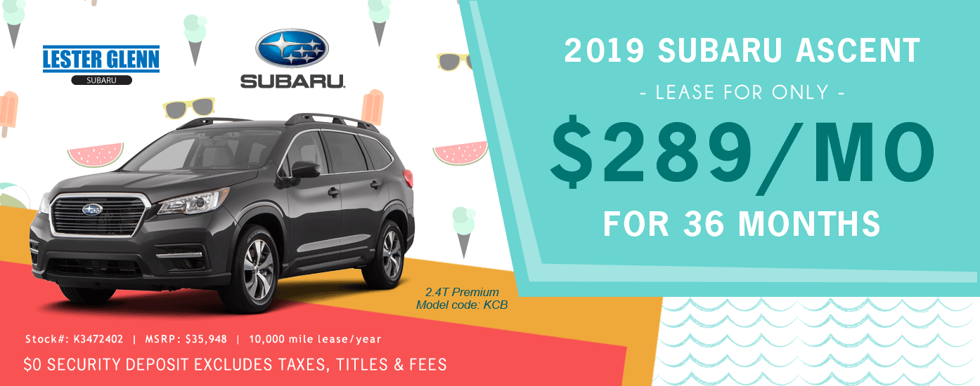 2019 Subaru Ascent Special