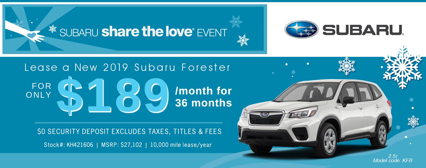 2019 Subaru Forester Special