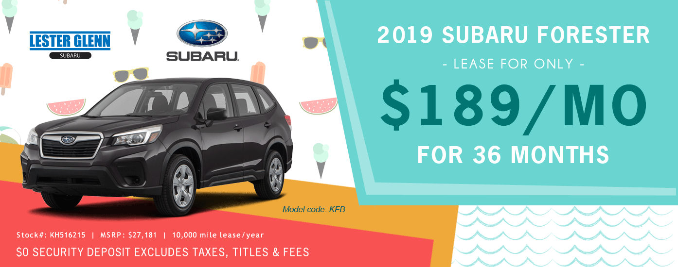 Lester Glenn Subaru Forester Special