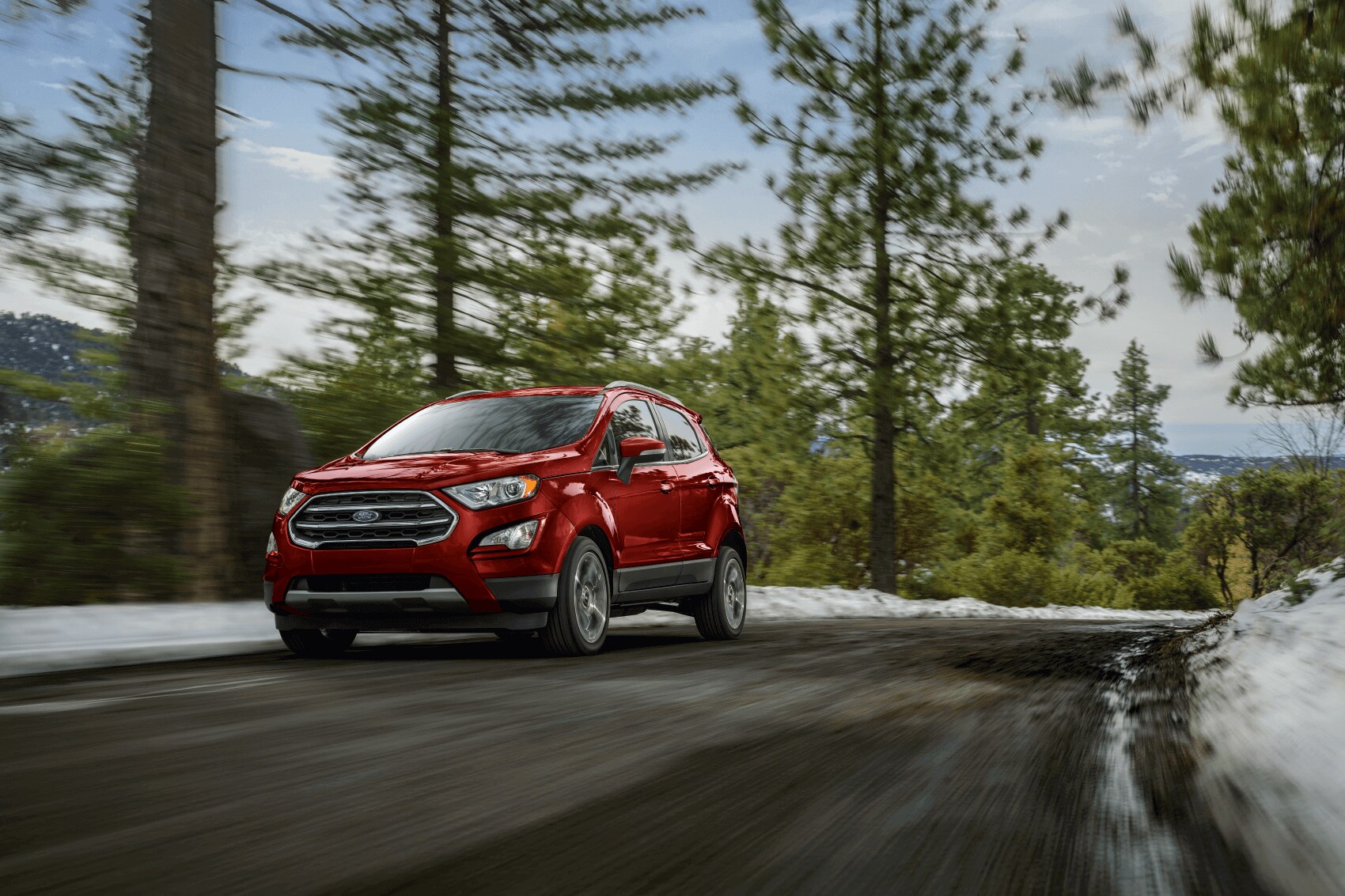 2021 Ford EcoSport Red Wooded