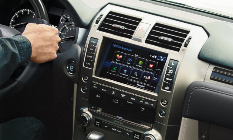 2021 Lexus GX interior infotainment screen