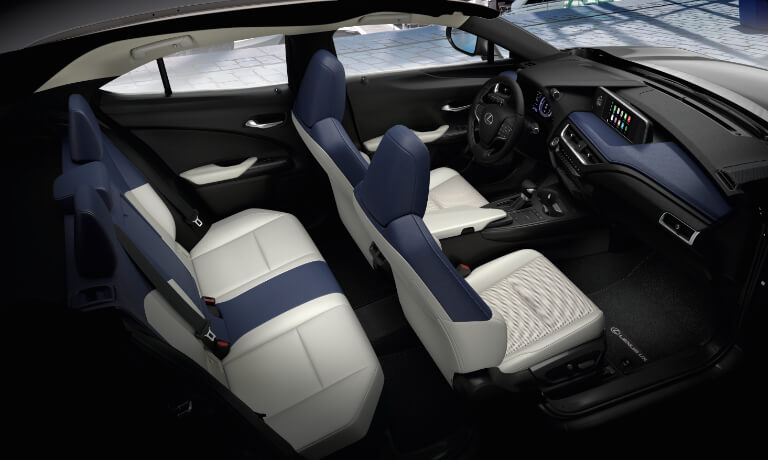 2020 Lexus UX 250h Interior side view cut away