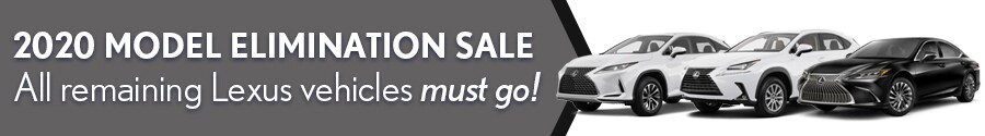 2020 Model Elimination Sale