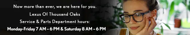Lexus of Thousand Oaks Service & Parts Hours