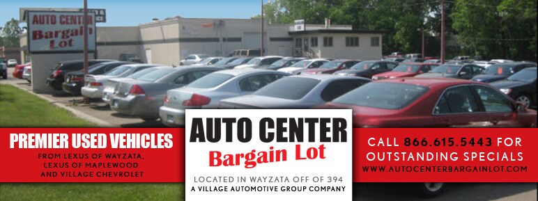 Auto Center Bargain Lot