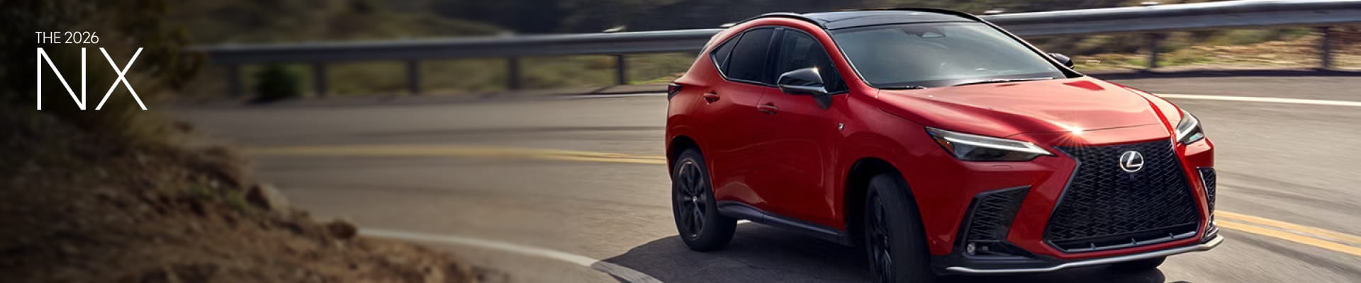NX 350 F SPORT Handling AWD shown in Infrared