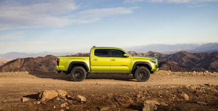 Toyota Tacoma Toyota Tacoma parked offroad