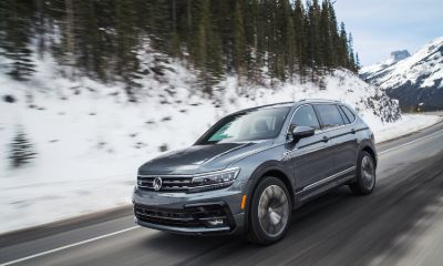 Volkswagen Tiguan Volkswagen Tiguan driving in snow
