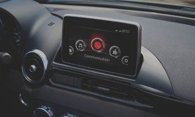 Fiat 124 Spider infotainment infotainment screen in the Fiat 124 Spider