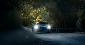 2021 Toyota Corolla with headlights on 2021 Toyota Corolla with headlights on