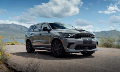 Dodge Durango Dodge Durango parked near a lake