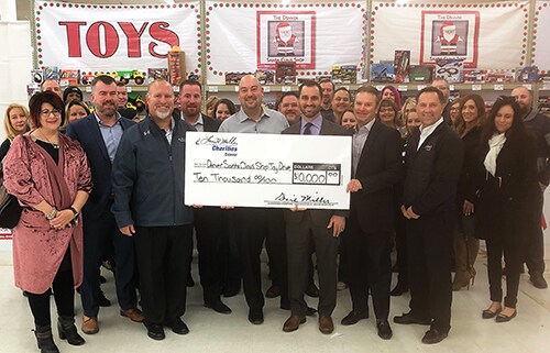 Charity Check Larry H Miller Jeep Dealership Denver Charity Donation