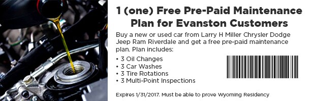Free Pre-Paid Maintanence Package in Riverdale Free Pre-Paid Maintanence Package in Riverdale