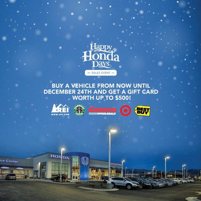 Happy Honda Days Gift Card Boise