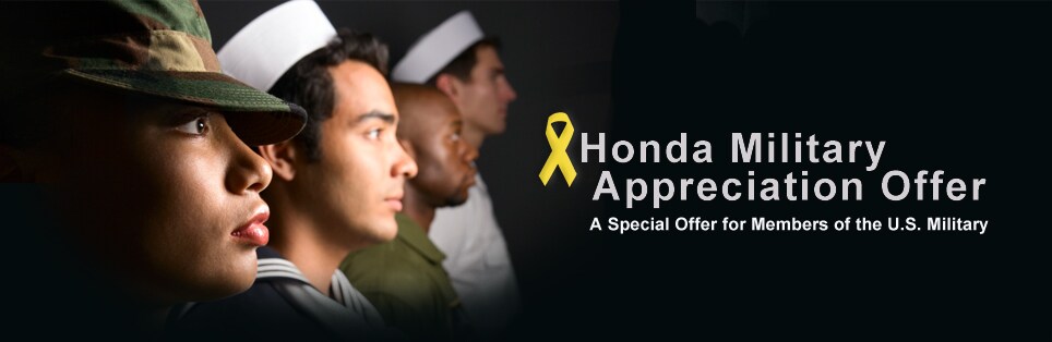 Military Offer in Sandy Information on Military Offer at Stockton 12 Honda in Sandy
