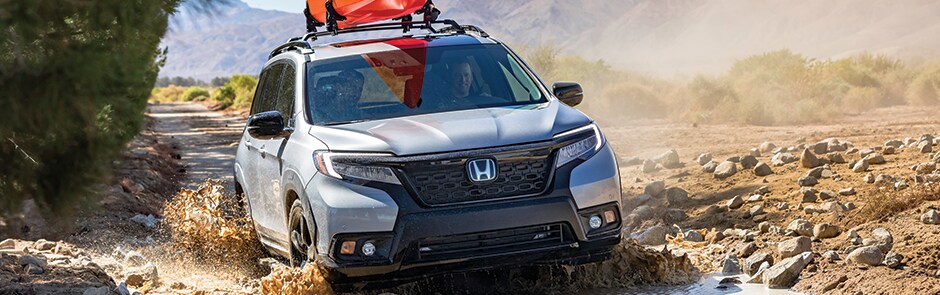 New Honda Passport Off-Roading with Kayak